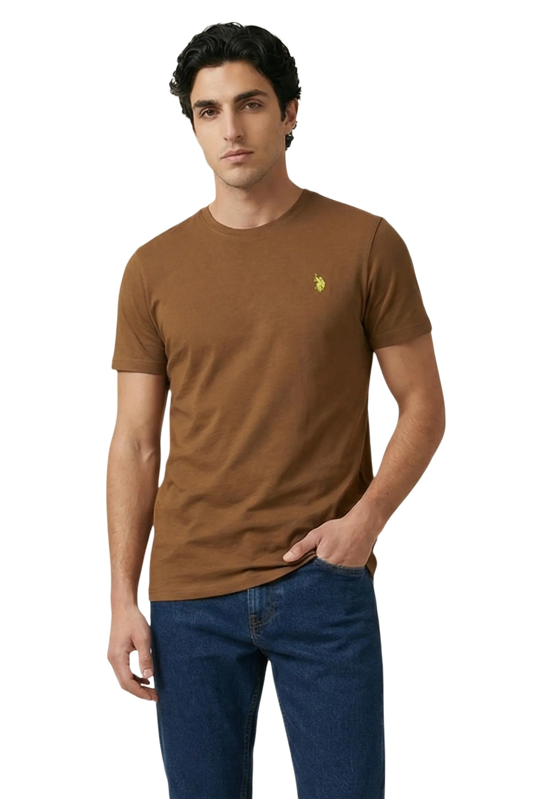 Herren T-Shirt Braun 511696