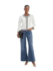 Morgan De Toi Damen Cardigan Weiß | online kaufen