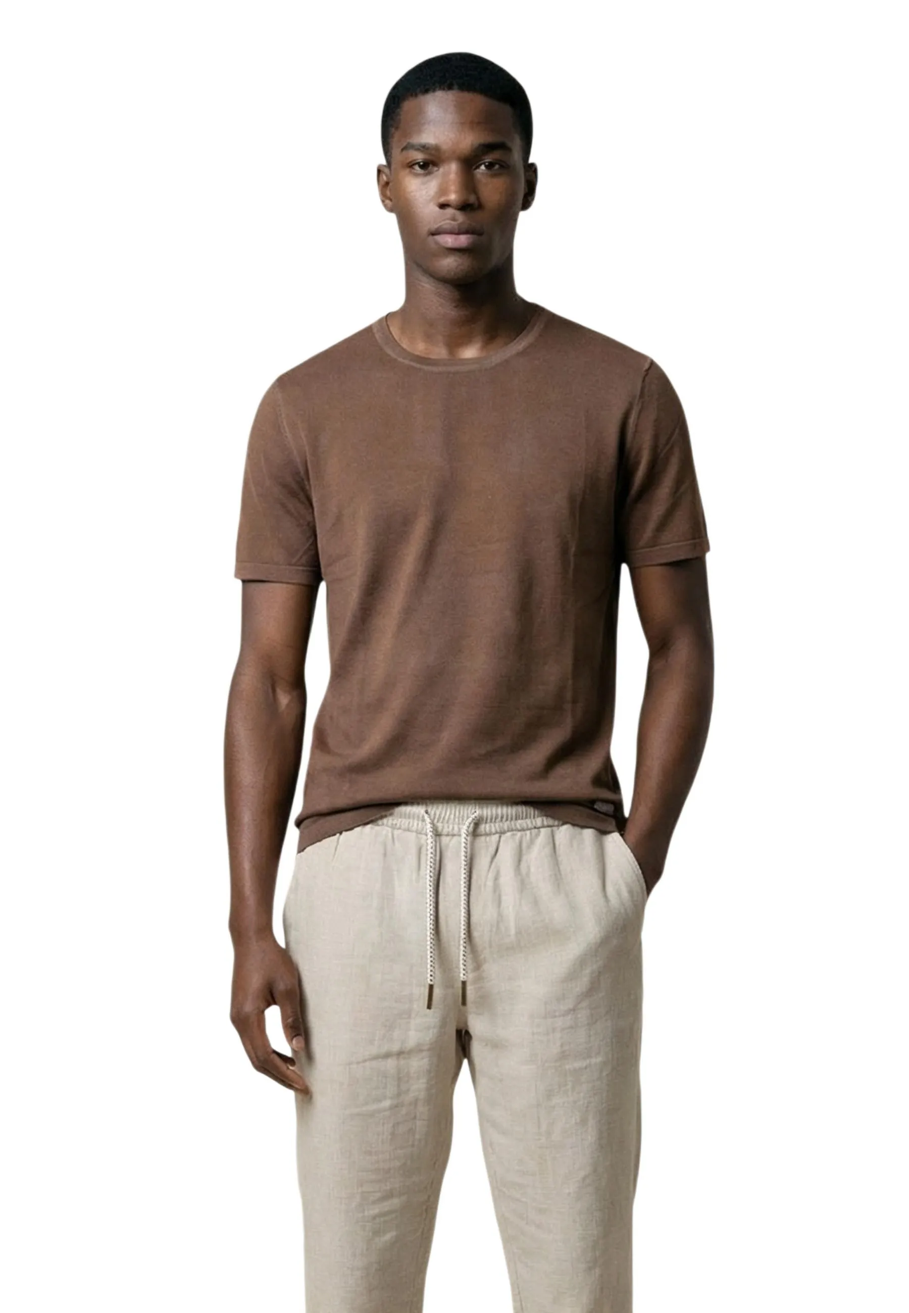 Herren T-Shirt Braun 511717