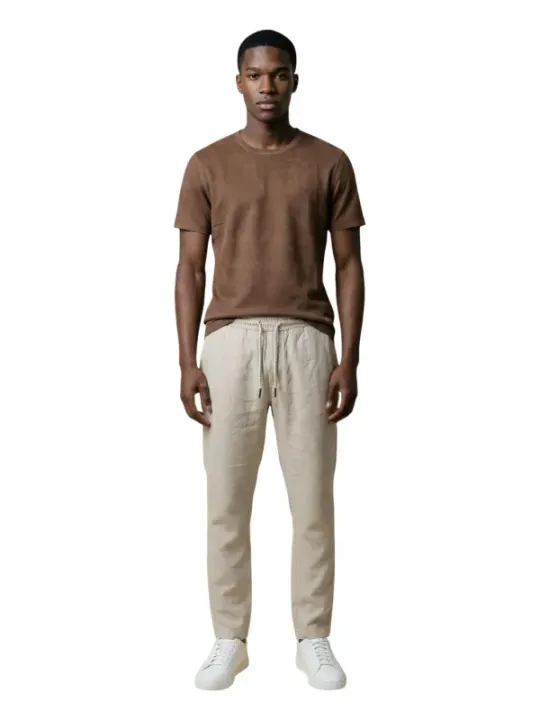 Gianni Lupo Herren T-Shirt Braun | online kaufen