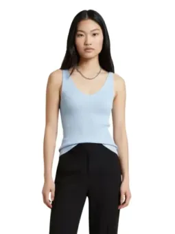 Azurblaues Damen Tanktop leihen – XS bis XL | Flex-Fashion