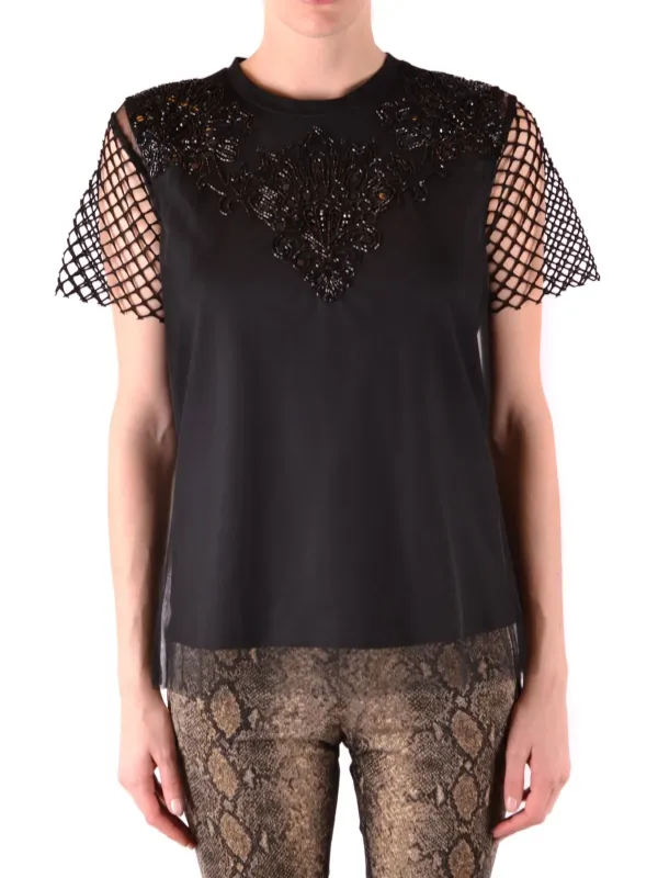 Twin-set Simona Barbieri Damen Bluse Schwarz | online kaufen