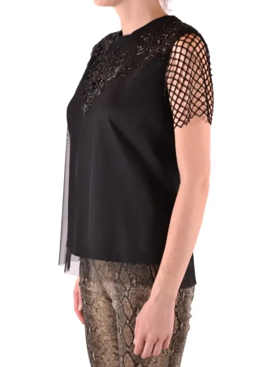 Twin-set Simona Barbieri Damen Bluse Schwarz | online kaufen