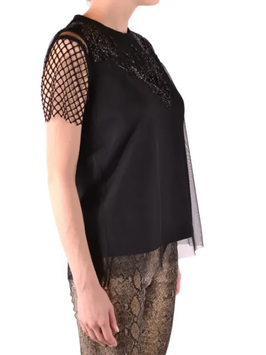 Twin-set Simona Barbieri Damen Bluse Schwarz | online kaufen