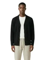 Gianni Lupo Herren Cardigan Schwarz | online kaufen