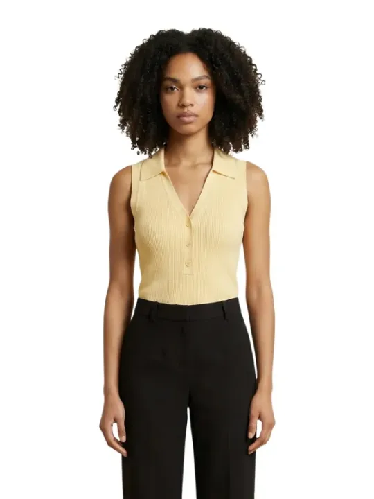 Jacqueline De Yong Damen Tank-Tops Gelb | online kaufen