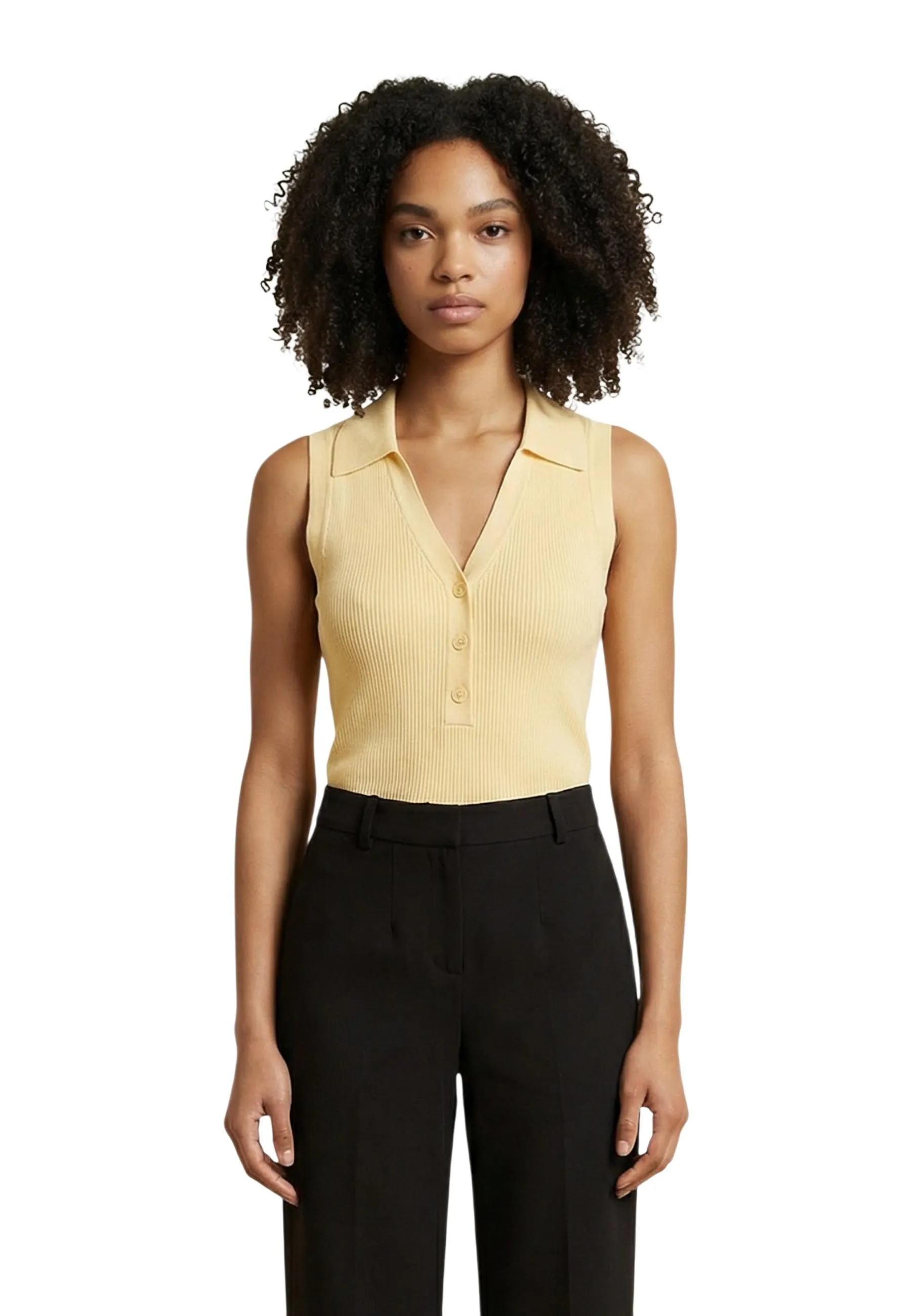 Damen Tank-Tops Gelb 511493