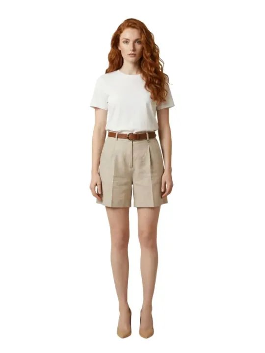 Artigli Damen Shorts Beige | online kaufen