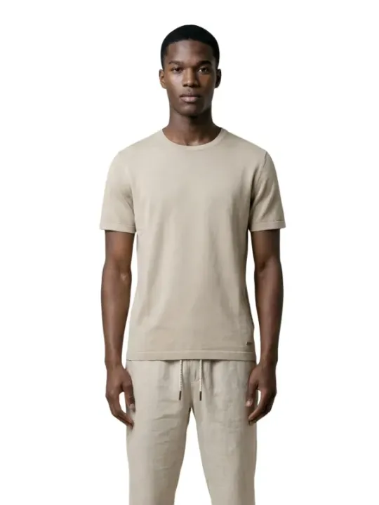 Gianni Lupo Herren T-Shirt Beige | online kaufen
