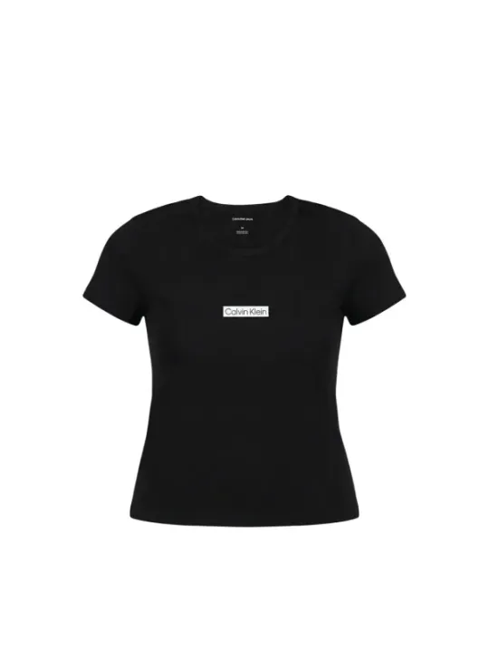 Calvin Klein Jeans Damen T-Shirt Schwarz | online kaufen