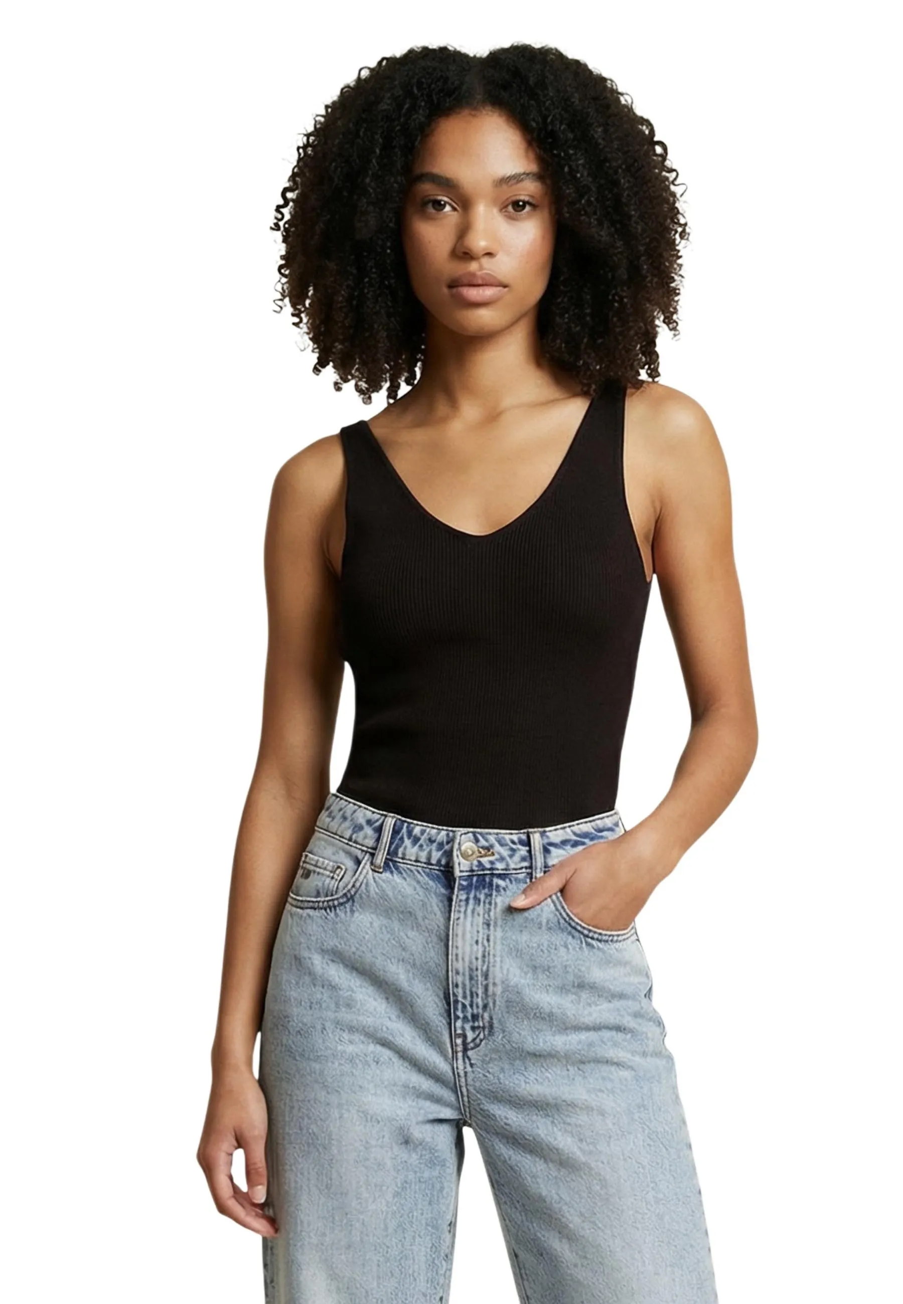 Damen Tank-Tops Braun 511490