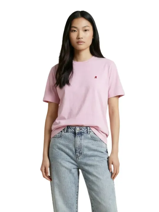 Replay Damen T-Shirt Rosa | online kaufen