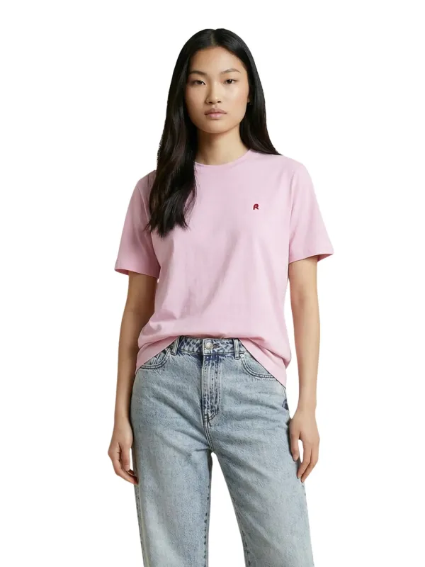Replay Damen T-Shirt Rosa | online kaufen