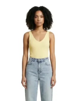 Gelbe Damen Tank-Tops mieten - Jacqueline De Yong Verleih
