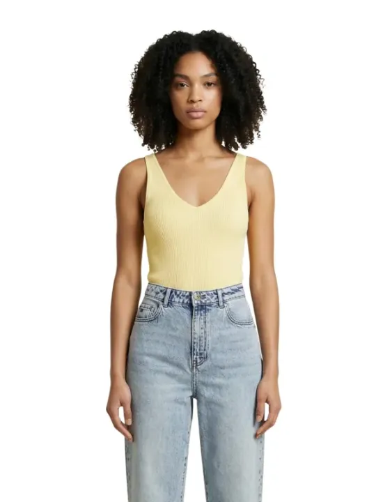 Jacqueline De Yong Damen Tank-Tops Gelb | online kaufen