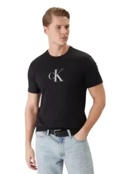 Calvin Klein Herren T-Shirt Schwarz mieten | Flex-Fashion