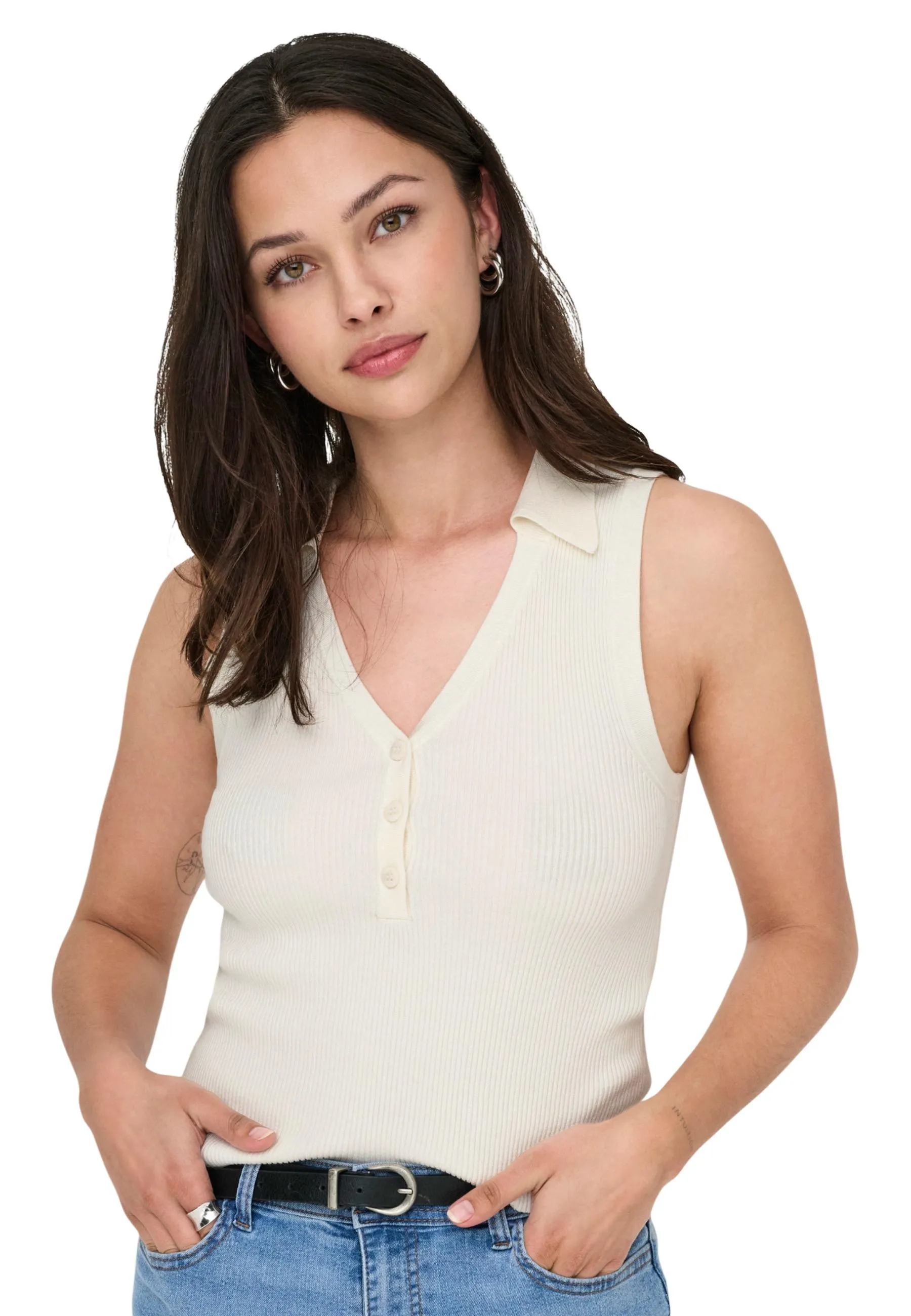 Damen Tank-Tops Beige 511325