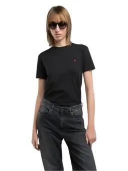 Replay Damen T-Shirt Schwarz leihen - Flex-Fashion Verleih