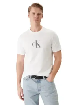 Calvin Klein Herren T-Shirt Weiß mieten - Flex-Fashion Verleih