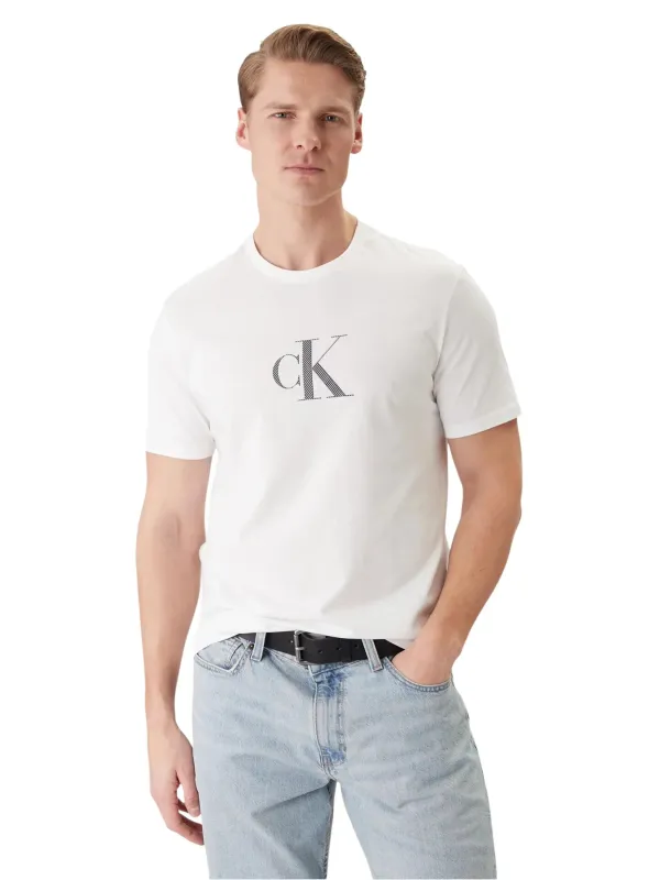 Calvin Klein Herren T-Shirt Weiß | online kaufen