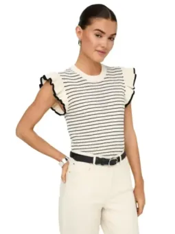 Jacqueline De Yong Damen Pullover Beige | online kaufen