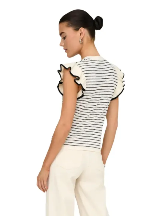 Jacqueline De Yong Damen Pullover Beige | online kaufen