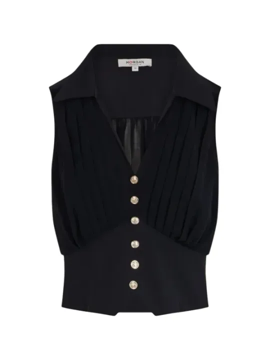 Morgan De Toi Damen Bluse Blau | online kaufen