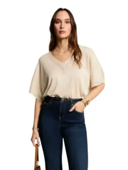 Morgan De Toi Damen Pullover Beige | online kaufen