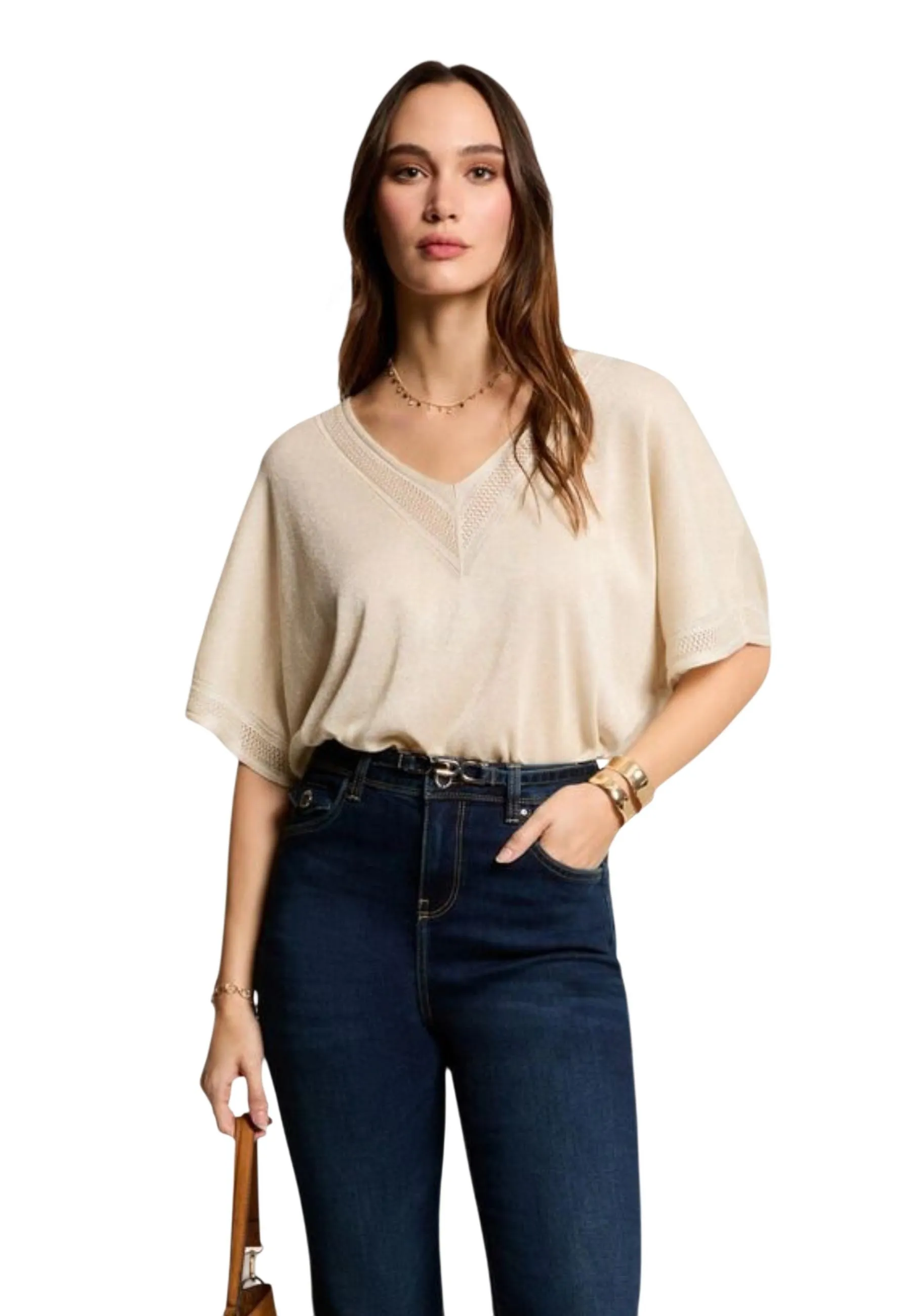 Damen Pullover Beige 511322