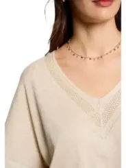 Morgan De Toi Damen Pullover Beige | online kaufen
