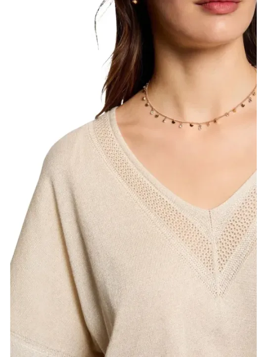 Morgan De Toi Damen Pullover Beige | online kaufen
