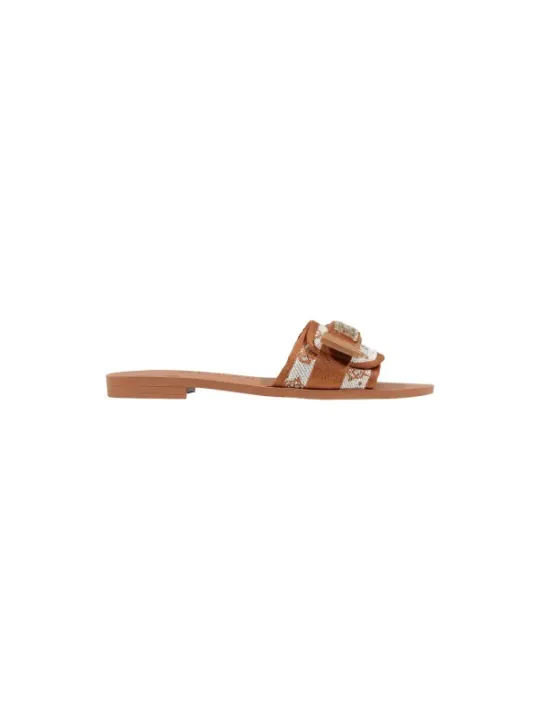 Guess Damen Pantolette Kamelhaarfarben | online kaufen