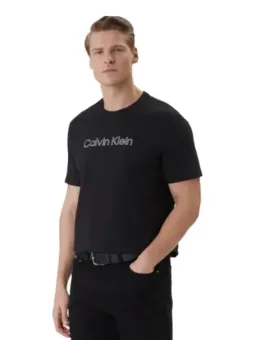 Calvin Klein Herren T-Shirt Schwarz mieten | Flex-Fashion
