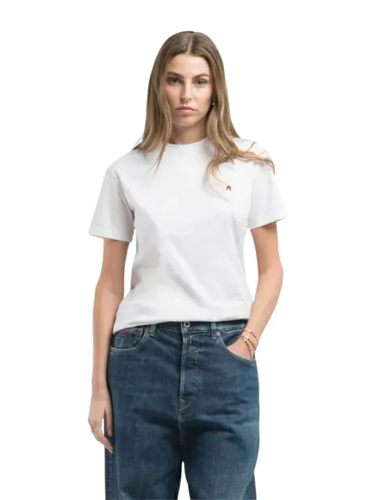 Replay Damen T-Shirt Weiß | online kaufen