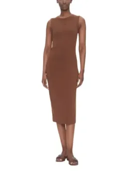 Calvin Klein Damen Kleid Braun mieten | Flex-Fashion