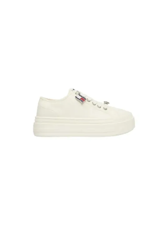 Tommy Hilfiger Jeans Damen Sneaker Beige | online kaufen
