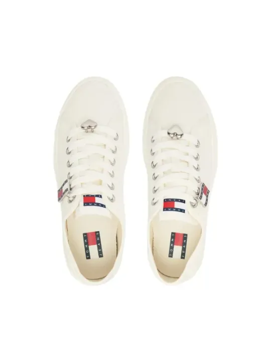 Tommy Hilfiger Jeans Damen Sneaker Beige | online kaufen
