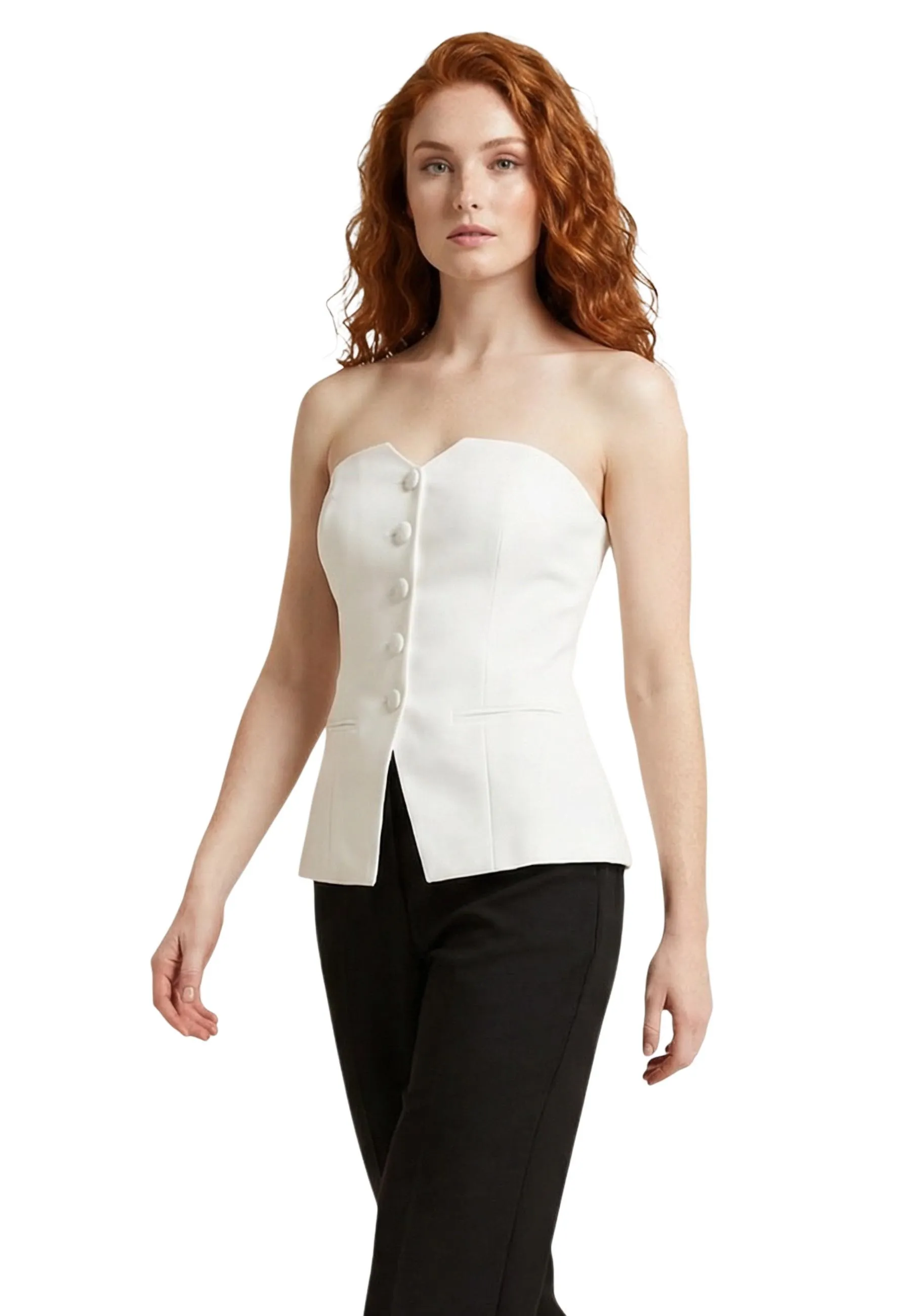 Damen Top Weiß 516745