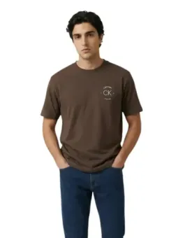 Calvin Klein Herren T-Shirt Braun leihen - Flex-Fashion Verleih