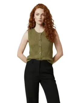 Jacqueline De Yong Damen Weste Grün | online kaufen