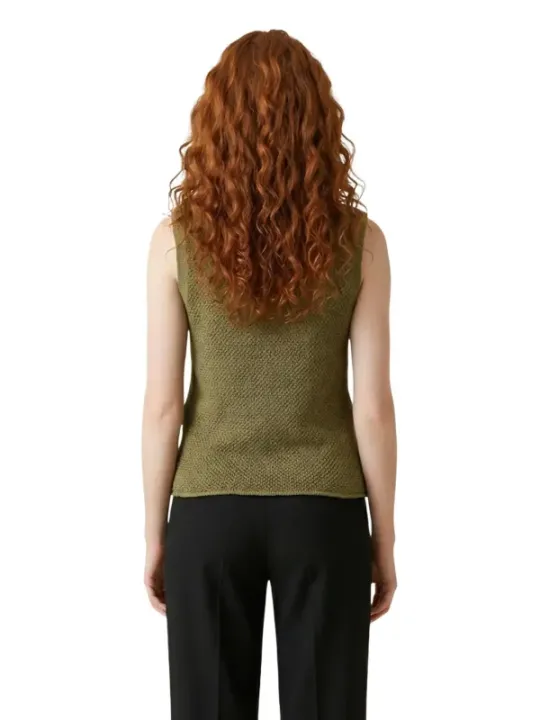 Jacqueline De Yong Damen Weste Grün | online kaufen