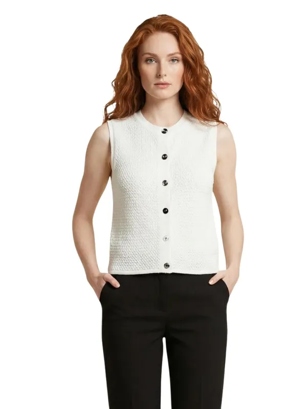 Jacqueline De Yong Damen Weste Weiß | online kaufen