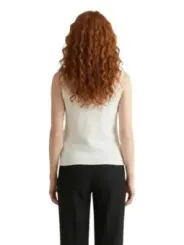 Jacqueline De Yong Damen Weste Weiß | online kaufen