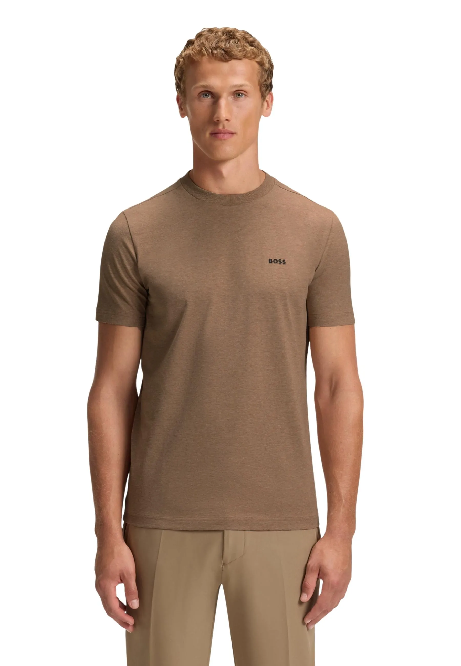 Boss Herren T-Shirt Beige 516728