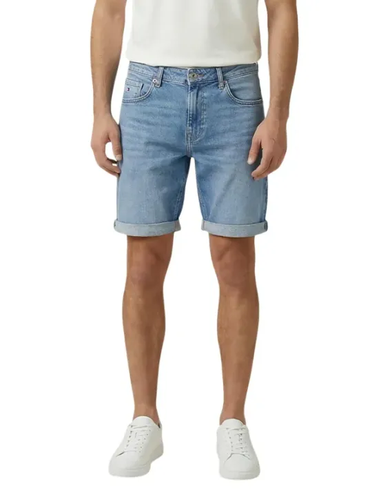 Tommy Hilfiger Jeans Herren Bermudas Azurblau