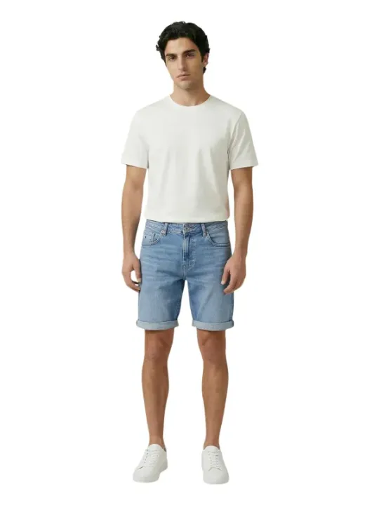 Tommy Hilfiger Jeans Herren Bermudas Azurblau