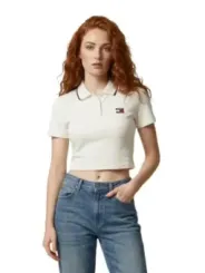 Tommy Hilfiger Jeans Damen Top Weiß | online kaufen