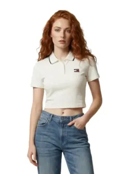 Tommy Hilfiger Jeans Damen Top Weiß | online kaufen