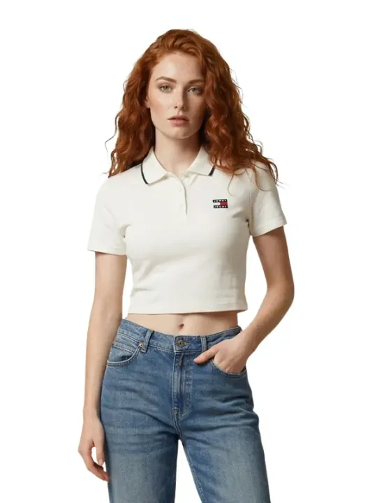 Tommy Hilfiger Jeans Damen Top Weiß | online kaufen