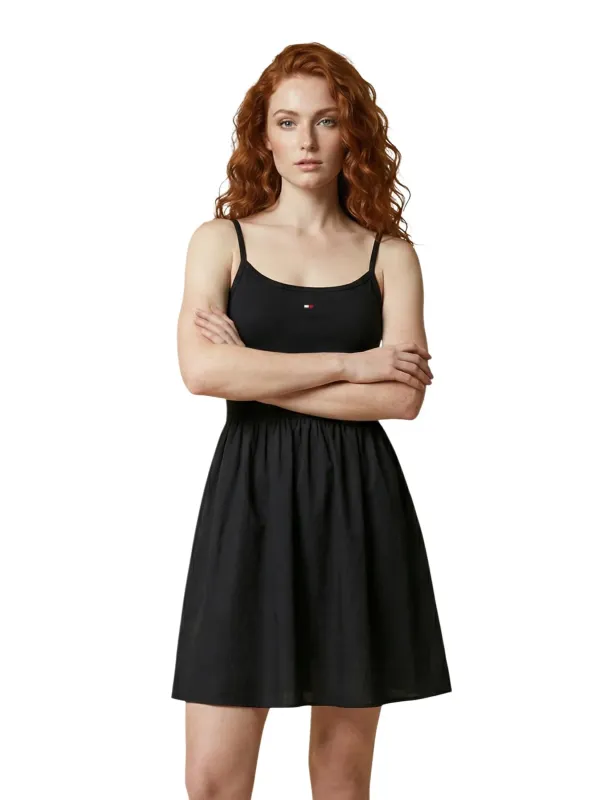 Tommy Hilfiger Jeans Damen Kleid Schwarz | online kaufen